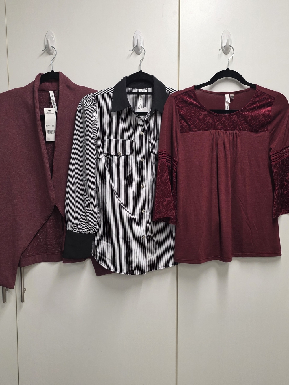 NY Collection Women’s Small Workwear Tops Bundle NWT Cardigan Blouse Set